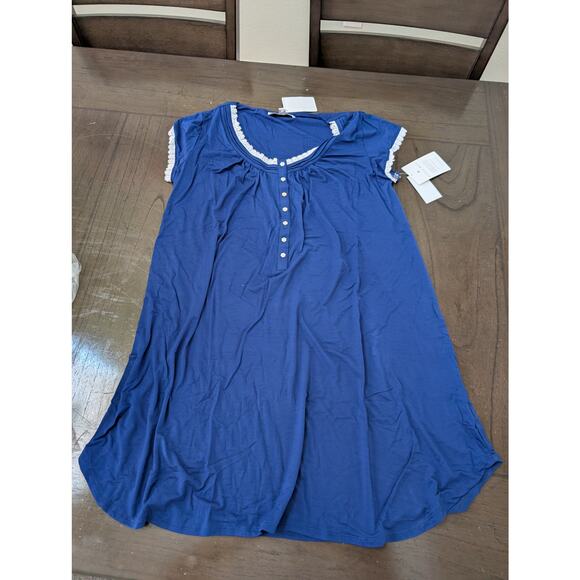 NWT Eileen WestCLASSIC NAVY TENCEL™ MODAL NIGHTSHIRT - CLASSIC NAVY-size XS - Picture 1 of 7